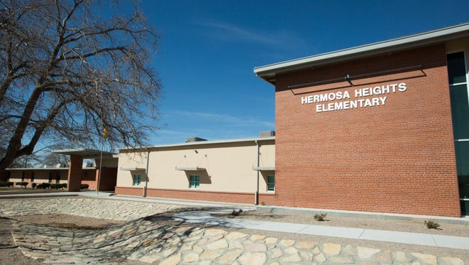 Hermosa Heights Elementary School in Las Cruces, N.M., seen in a 2018 file photo.