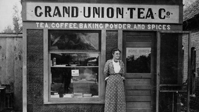 This early 20th century photograph of a Farmington tea shop will be reproduced at life-size scale for a facade on a vacant space at 201 E. Main St.