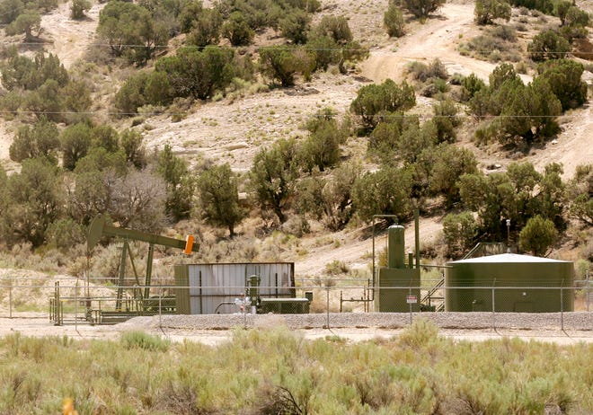 A natural gas site is pictured in the Glade Run Recreation Area