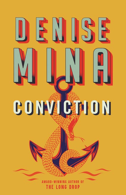 December 2019: " Conviction, " by Denise Mina • Fiction, Mulholland Books • About : Anna McDonald ' s day begins like any other in her picture-perfect life – getting the kids ready for school and making breakfast – until it all starts to unravel. • Witherspoon ' s take : " In this thrilling story, you ’ ll meet Anna McDonald, whose life takes a dramatic turn after she starts listening to a true-crime podcast that hits too close to home.