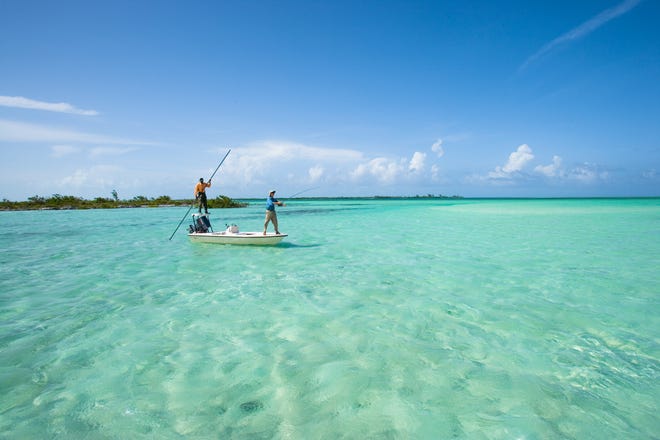 People flock to Andros Island from around the world to go fishing for bonefish.