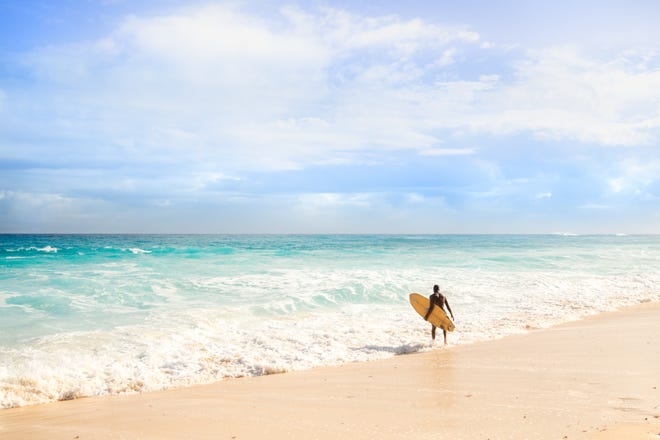 May through July is the best time for beginners to surf in Eleuthera. The Bahamas Ministry of Tourism and Aviation.