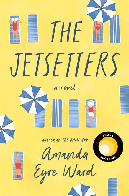 March 2020: " The Jetsetters, " by Amanda Eyre Ward • Fiction, Ballantine • About: A dysfunctional family reunites to go on a Mediterranean cruise and must confront the forces that tore it apart. • Witherspoon ' s take: “ I love the sense of adventure in this story … If you ' re packing for spring break, be sure to include a copy of this fun read.
