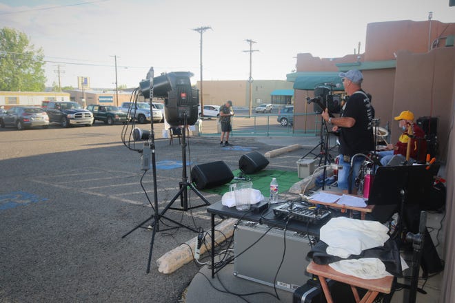 A mostly full parking lot at Clancy's Irish Cantina greeted the Jose Villareal Combo on May 13, 2020, for the opening night of the Sunset Curbside Concert Series.