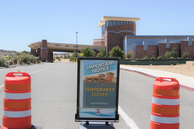 Northern Edge Casino in Upper Fruitland is pictured on May 18. The Navajo Nation Gaming Enterprise will keep its casinos in New Mexico and Arizona closed until July 5.