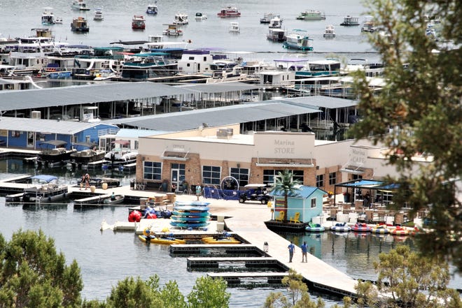 The Navajo Lake Marina Store is pictured, Monday, June 1, 2020.
