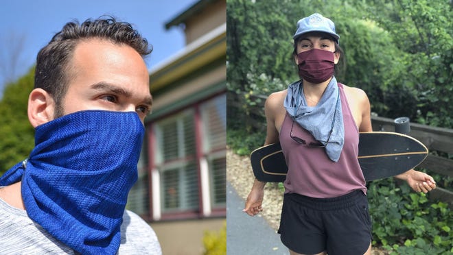 Gaiters aren't as effective at protecting against the coronavirus compared to cotton masks.