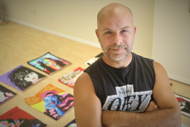 Ryan Callisto, owner of the Moon Palace Gallery in Aztec, plans on opening his new shop this weekend.