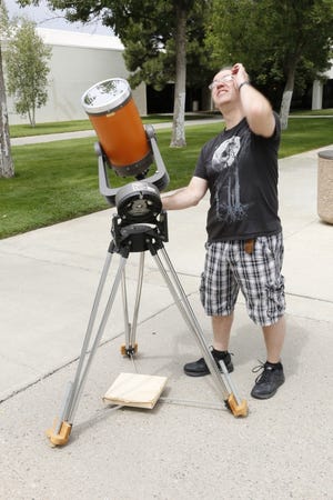 San Juan College Planetarium director David Mayeux will lead a stargazing session in the courtyard outside the Planetarium at 9:30 p.m. May 21, weather permitting.