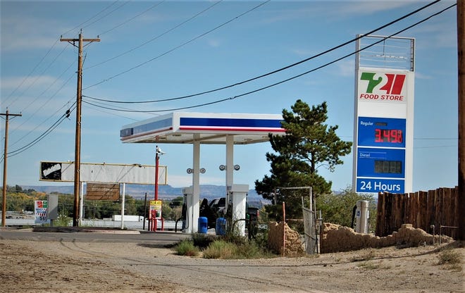 Gas prices continue to climb across New Mexico, with drivers paying  $1.12 a gallon more than they were a year ago.