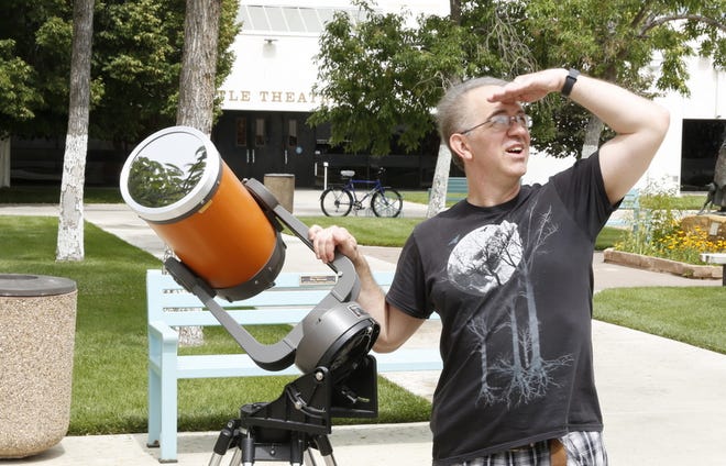 San Juan College Planetarium director David Mayeux will lead an outdoor AstroFriday presentation this weekend in the courtyard between the Planetarium and the Connie Gotsch Theatre.